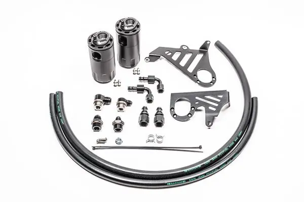Dual Catch Can Kit Radium Engineering Ford Focus ST 2015-2018 Fluid Lock Łatwy zwrot