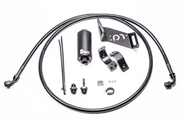 Wyjątkowa oferta Fuel Hanger Feed BMW E90 E92 E93 stainless filter Radium Engineering