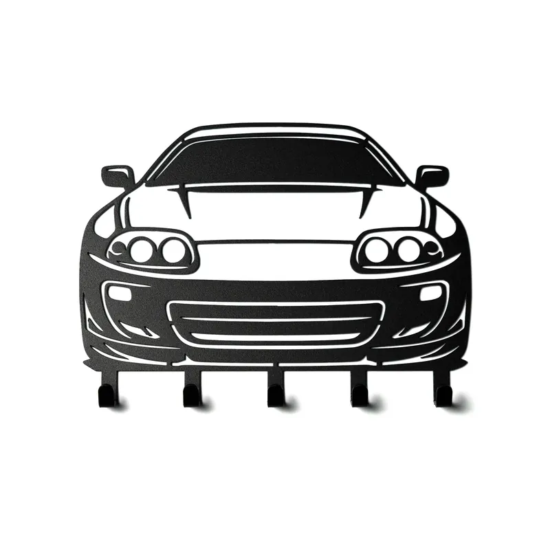 Bezpieczna płatność Wieszak na klucze Supra MK4 JZA80 DUŻY 25cm Czarny Prezent Gadżet Tuning JDM