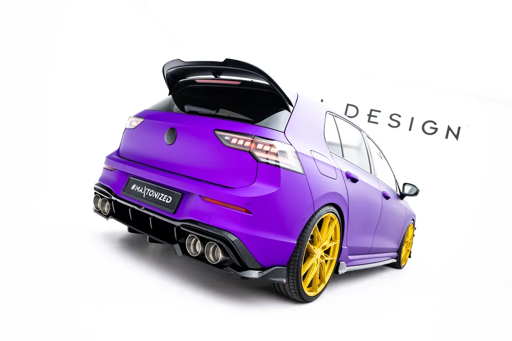 Splitter Tylny (Z Dyfuzorem) V.1 Volkswagen Golf R Hatchback Mk8 / Mk8 Facelift Maxton Premium