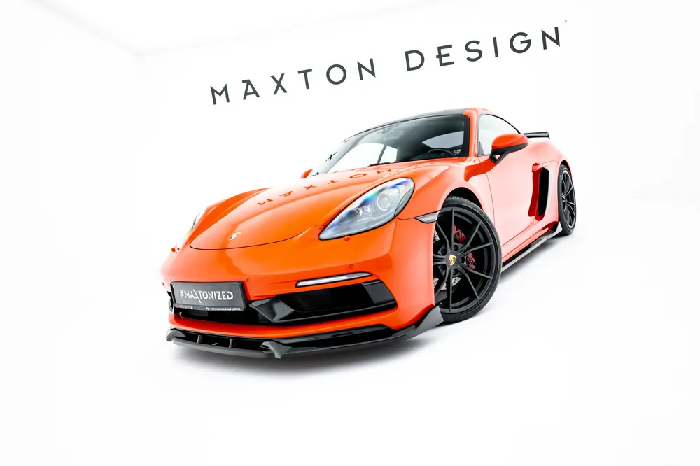 Splitter Przedni V.3 Porsche 718 Cayman GTS 982c Maxton Do wyczerpania zapasów