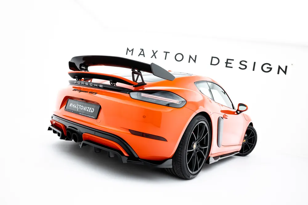 Tylko do końca tygodnia Splitter Tylny (Z Dyfuzorem) Porsche 718 Cayman GTS 982c Maxton