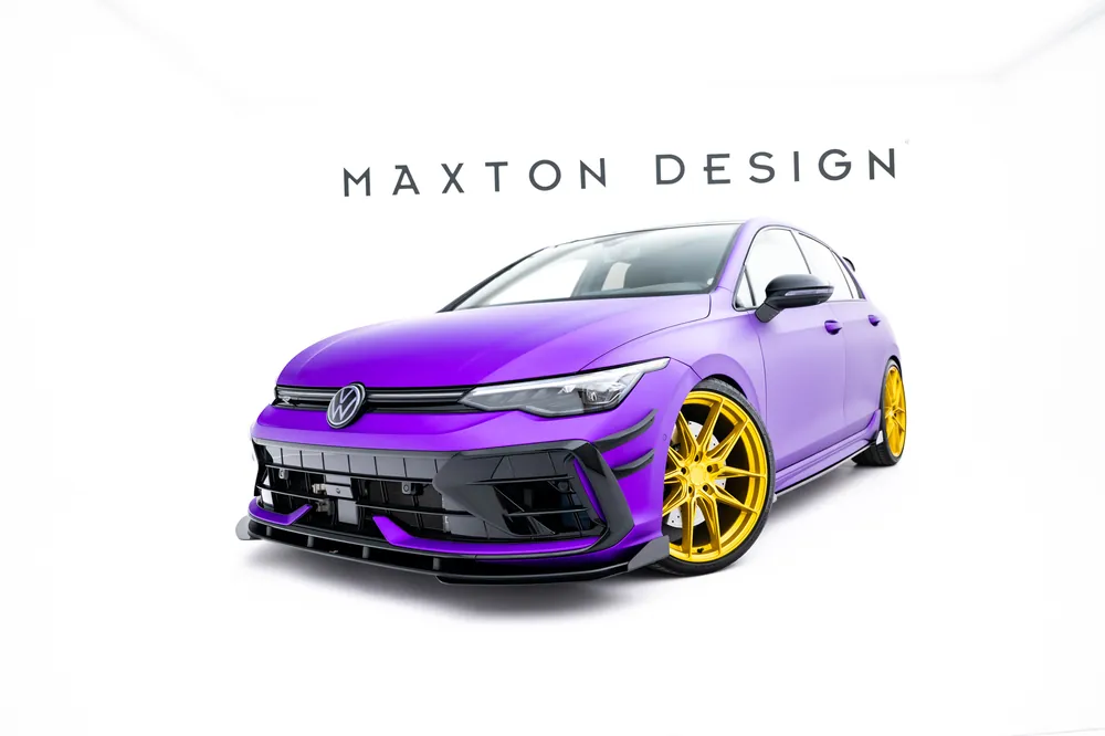 Splitter Przedni Street Pro + Flaps Volkswagen Golf R Hatchback Mk8 Facelift Maxton Super okazja