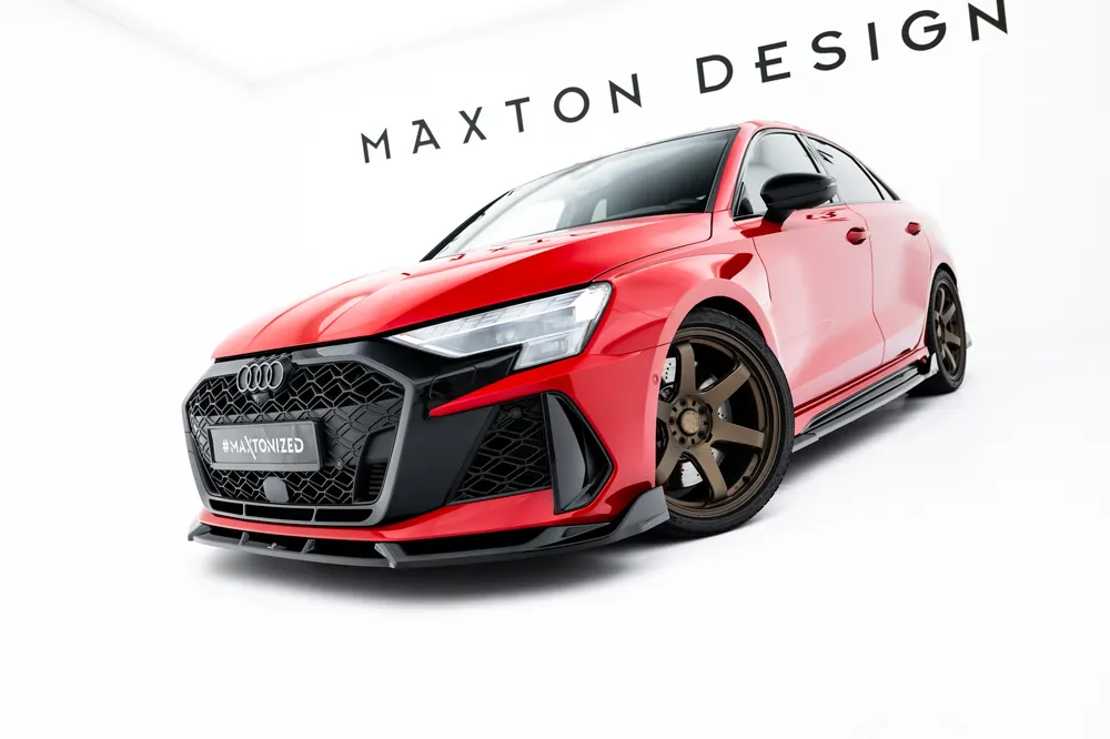 Splitter Przedni V.3 Audi RS3 Sedan 8Y Facelift Maxton Dostępne od ręki