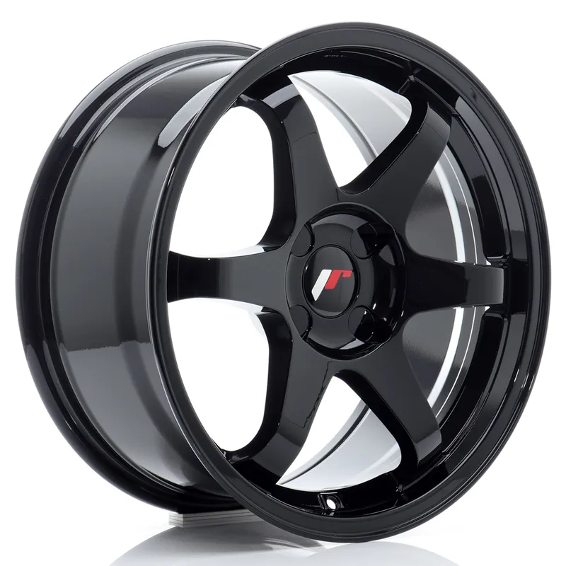 Felga JR Wheels JR3 17x8 (4 śrub) ET20-35 Gloss Black Blank Promocja