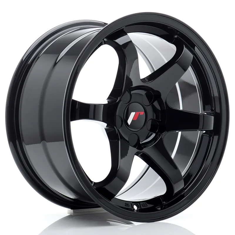 Wysoka jakość Felga JR Wheels JR3 17x9 (5 śrub) ET20-35 Gloss Black Blank