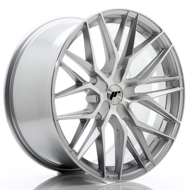 Łatwy zwrot Felga JR Wheels JR28 21x10,5 (5 śrub) ET15-55 Silver Machined Face Blank