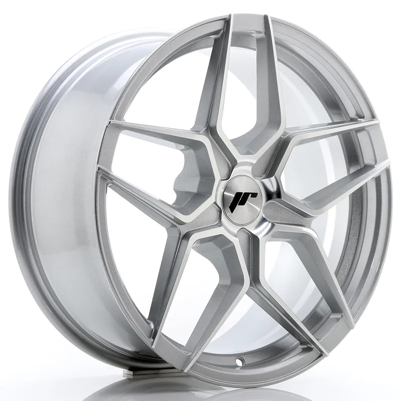 Do wyczerpania zapasów Felga JR Wheels JR34 18x8 (5 śrub) ET20-42 Silver Machined Face Blank
