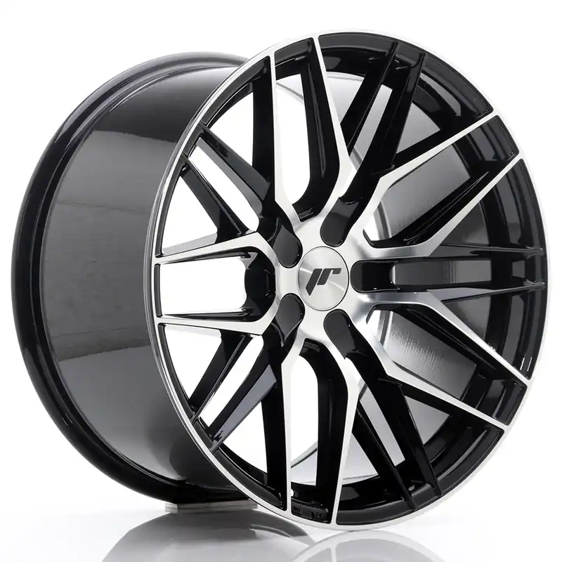 Felga JR Wheels JR28 19x10,5 (5 śrub) ET20-40 Gloss Black Machined Face Blank Ostatnie sztuki
