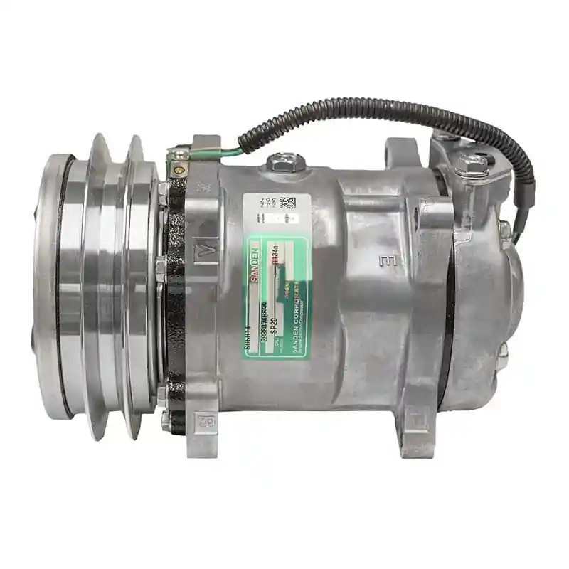 1101750 SPRĘŻARKA / KOMPRESOR KLIMATYZACJI SANDEN SD5H14 146MM 1GB 24V PAD ZC KOMATSU Dodaj do koszyka